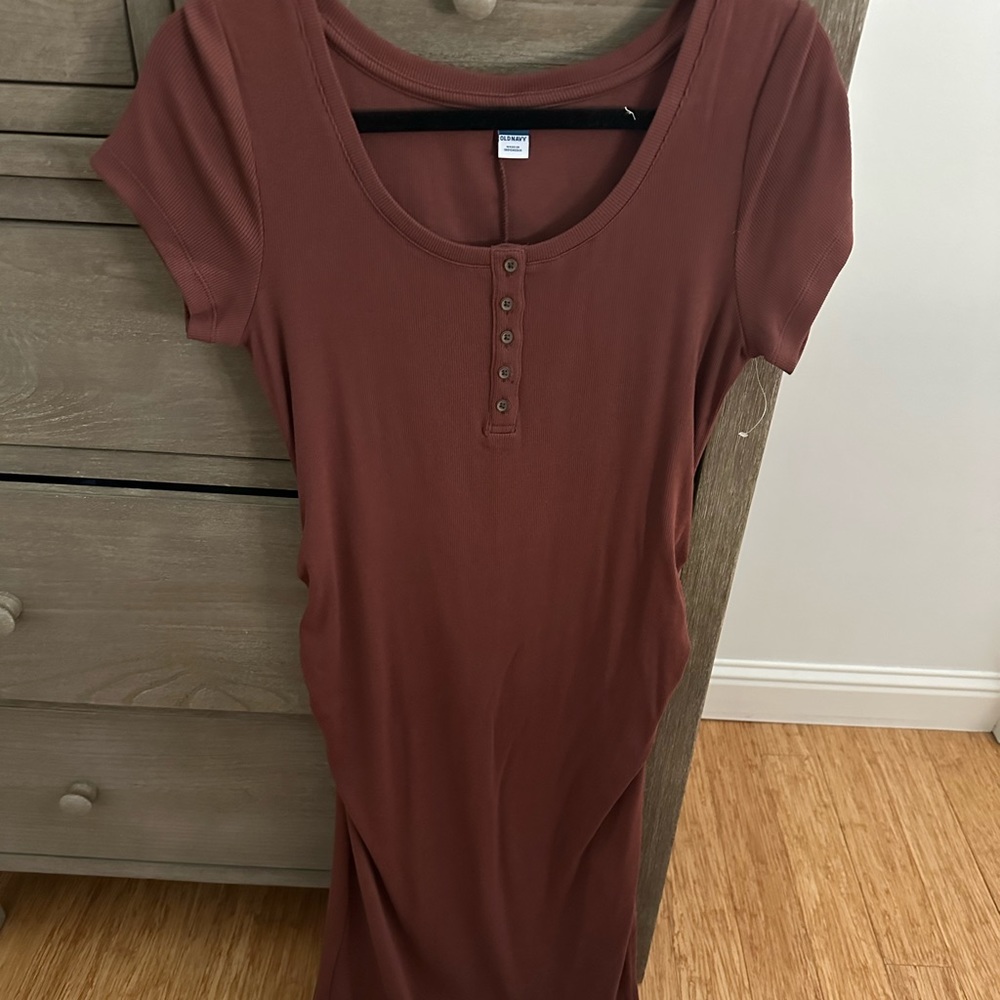 Maternity midi dress